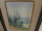 Laguna Beach California 1923 watercolor painting FREDERICK LEEKNEY