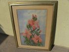 California watercolor floral painting by MARCIA PATRICK (1875-1964)
