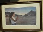 PETER HURD (1904-1984) signed color print New Mexico artist