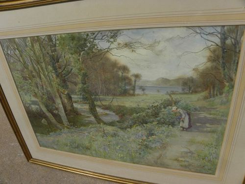 RALPH BARDILL (1876-1935) English artist Wales watercolor painting