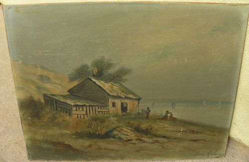 BENJAMIN RABORG (1871-1918) painting by early San Francisco artist