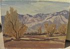 WILLIAM KREHM (1901-1968) California painting desert landscape