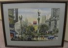 SUN YING (1919-2016) watercolor painting San Francisco California