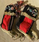 Early Native American mukluks possibly Metis Cree Canada