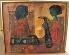 FELIPE ORLANDO (1911-2001) modern painting Cuba trained Mexican artist