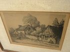 AIME PERRET (1846-1927) Barbizon etching pencil signed French artist