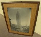 Empire State Building New York vintage photo before antenna