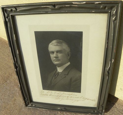 WILLIAM J. MAYO 1861-1939 signed framed photograph of famous physician