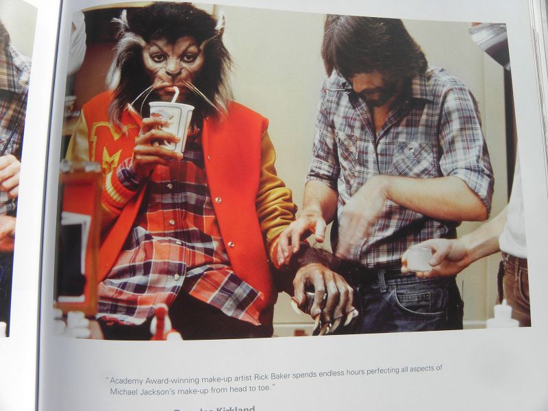 DOUGLAS KIRKLAND signed book &quot;The Making of Thriller&quot; Michael Jackson