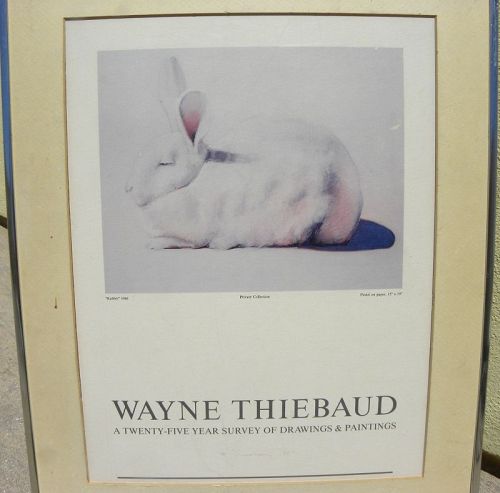 WAYNE THIEBAUD (1920-2022) California pop art signed small poster