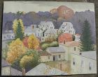 Contemporary American watercolor painting signed Ben Rosen