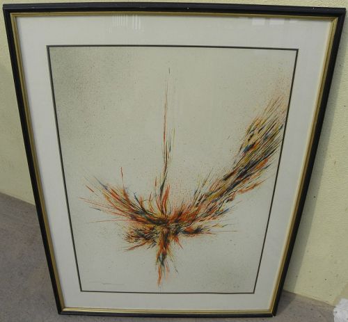 LEONARDO NIERMAN (1932-) modern lithograph pencil signed Mexican art