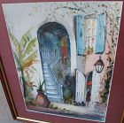 Nelson Fruge 1916-2011 New Orleans Louisiana watercolor painting