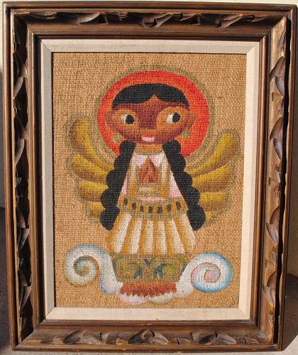 Jose Maria de Servin 1917-1983 Mexican art painting modernist