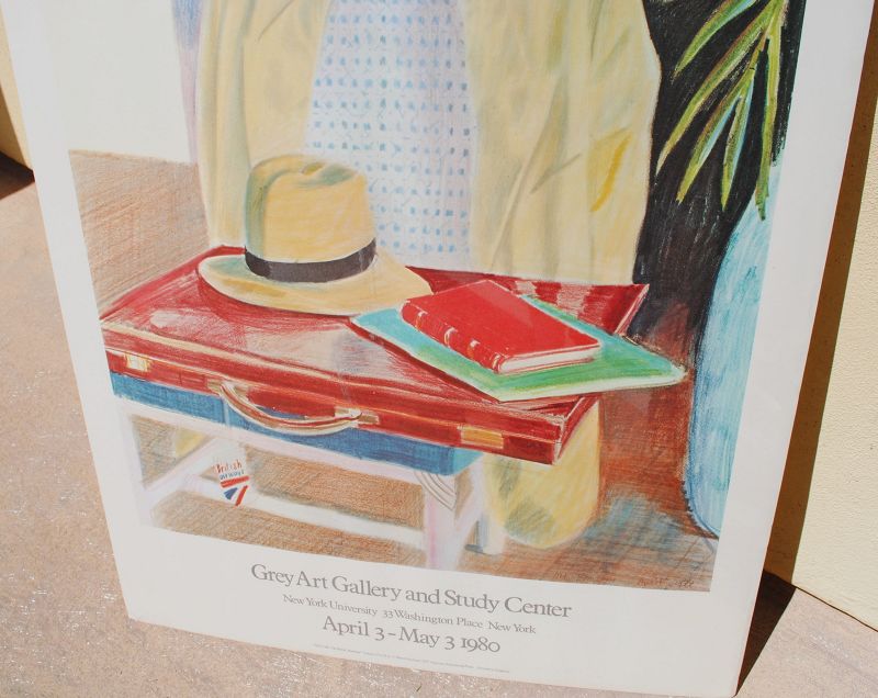 David Hockney b.1937 poster 1980 Grey Art Gallery (item