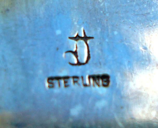 Sterling Scimshaw Clipper Ship Belt Buckle Signed