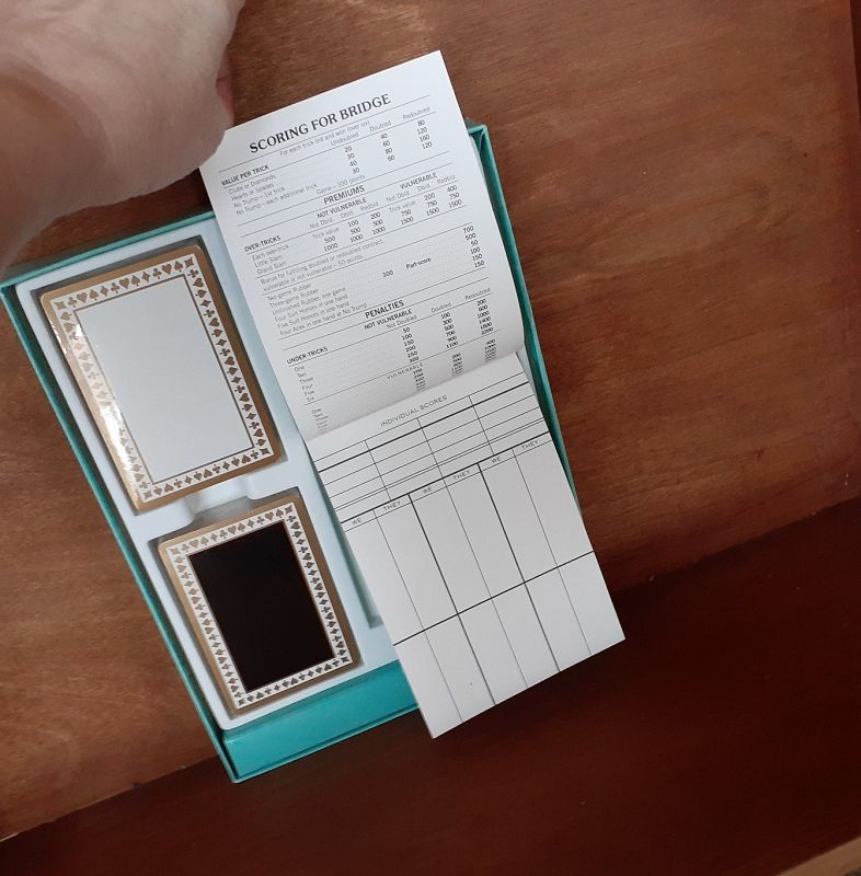 Tiffany Company 2-Deck Sealed Playing Cards Set In Box (item