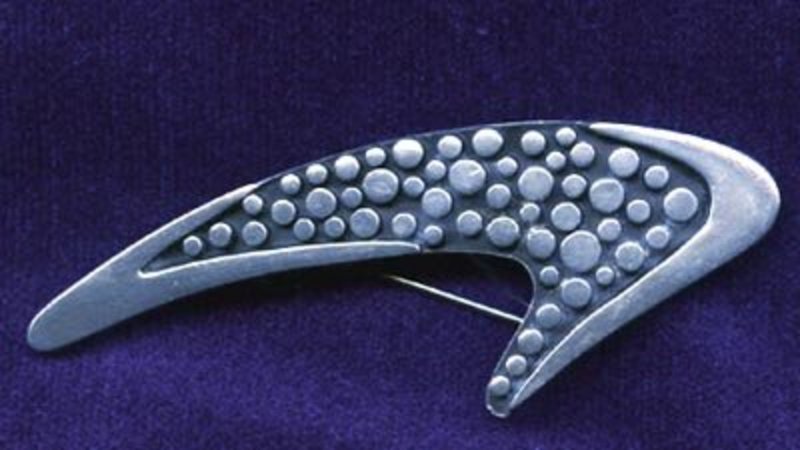 Fantastic Sigi Boomerang Pin c. 1955