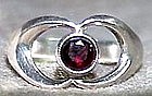 Erik Granit Sterling Silver Garnet Ring Finland