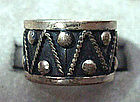 Taxco Mexico Sterling Silver Ring w/ Maker's Mark