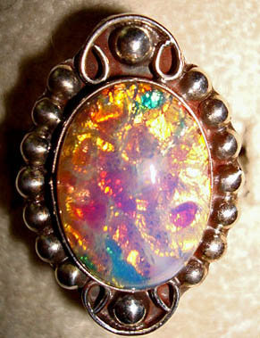 Vintage outlet Faux Fire Opal Taxco Bracelet Sterling Silver