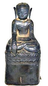 Silver Repousse Burmese Buddha - 18th Century (item #1242938)