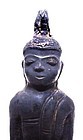 Burmese Silver Repousse Buddha - 18th Century