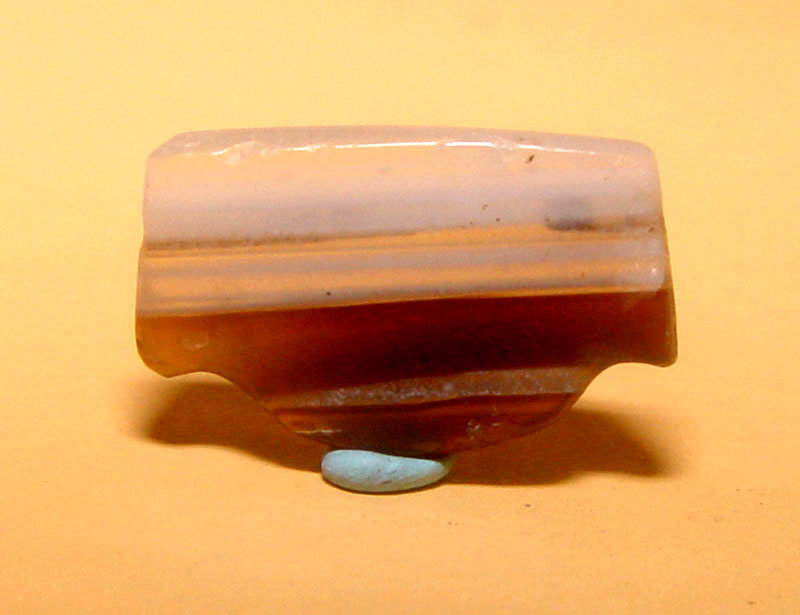 Ancient Natural Banded Agate Bead Pendant -100BC #10