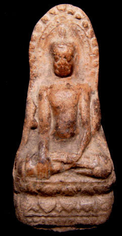 Terracotta Votive Amulet of Buddha