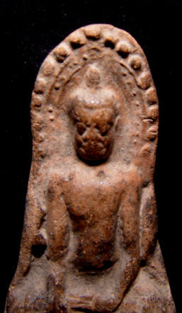 Terracotta Votive Amulet of Buddha
