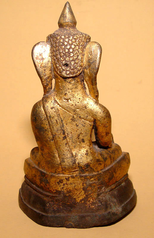 Rare Burmese Gilded Bronze Buddha - 18th Century