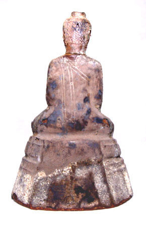 Silver Overlaid Burmese Buddha (#2) - 17th Century