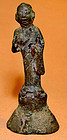 Rare Ancient Tibetan Bronze Standing Buddha  - Pre 1000 AD