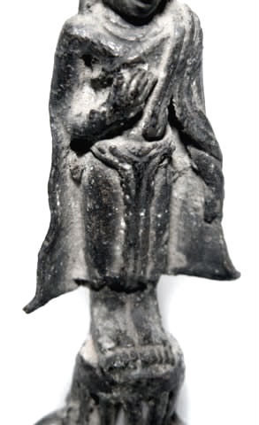 Burmese Standing Bronze Buddha - 16th Century
