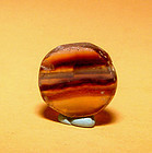 Ancient Natural Banded Agate Bead Pendant -100BC #15