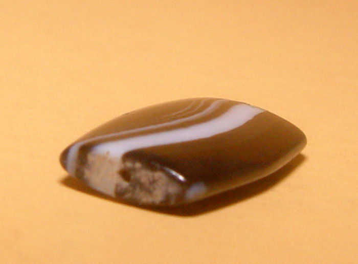 Ancient Natural Banded Agate Bead Pendant -100BC #14