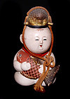 Japanese Boy's Festival Kintaro Doll-Taisho Period