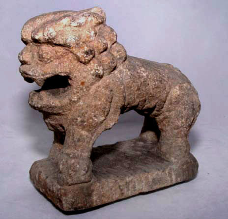 Chinese Han Carved Stone Lion - 206 BC - 220 AD