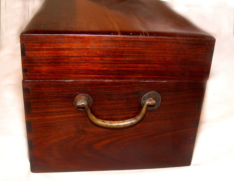 Chinese  Blackwood Hongmu Scholar's Table Chest - 19th Century