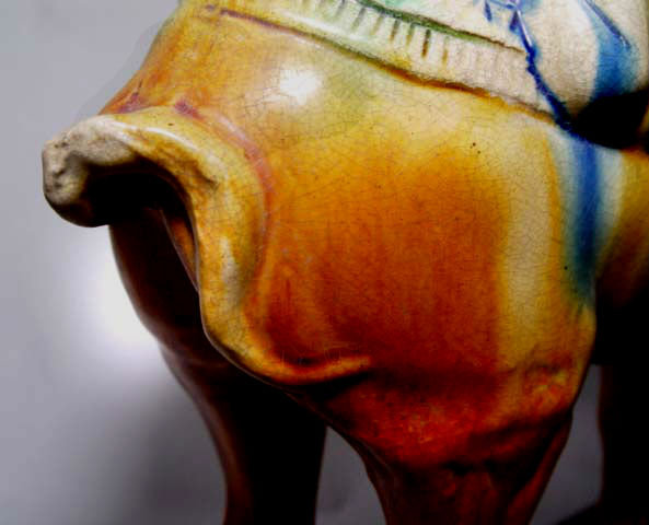 Chinese Tang  Sansai Glazed Camel