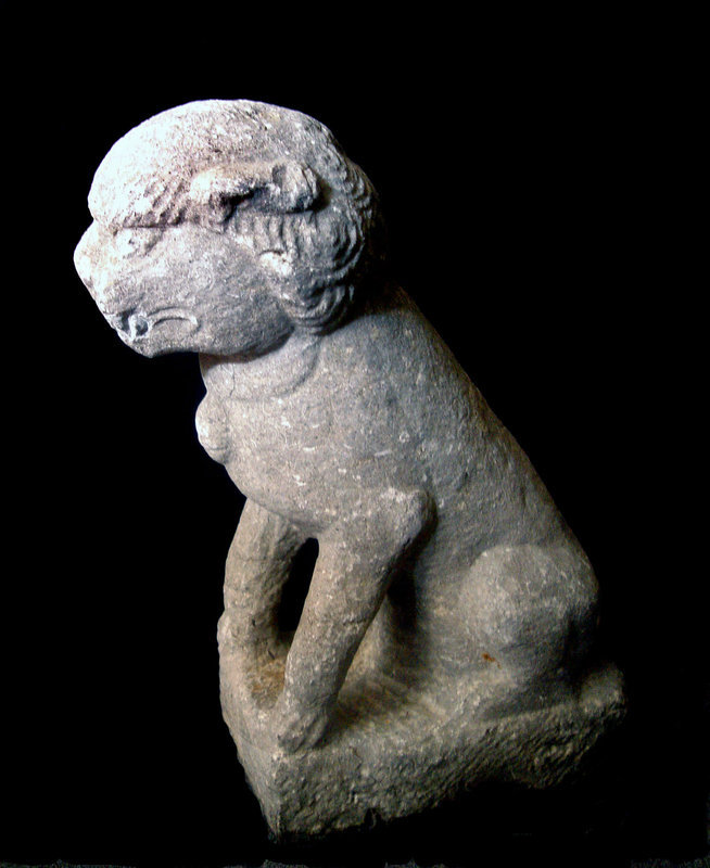 Rare Chinese Large Han Stone Dog/Lion  206 BC- 220 AD