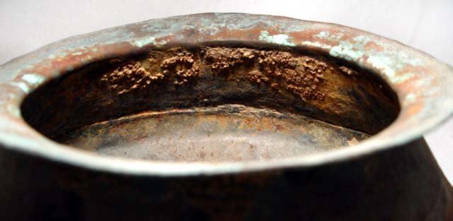 Large Khmer Bronze Pot  - 12th Century