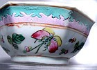 Chinese Nyonya Ware Bowl with Butterflies - 19th Century