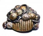 Japanese Obidome Flower Basket(Signed) - Meiji Period