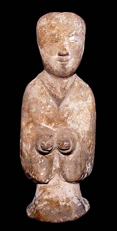 Chinese Cute  Han Lady Attendent - 206BC - 220AD