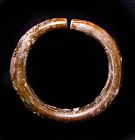 Large Ancient Brown Glass Earring - 100 BC