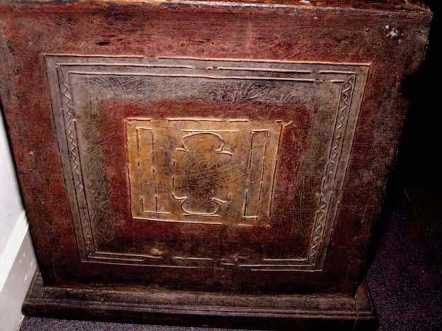 Burmese Important Gold Leaf Temple Teak Scripture Chest - 18C.