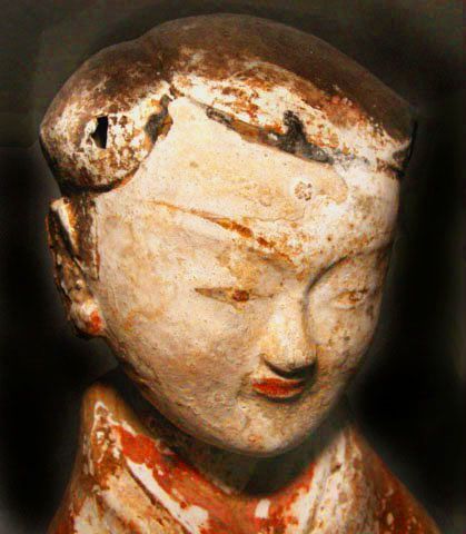 Large Chinese Han Court Lady  206 BC - 220 AD