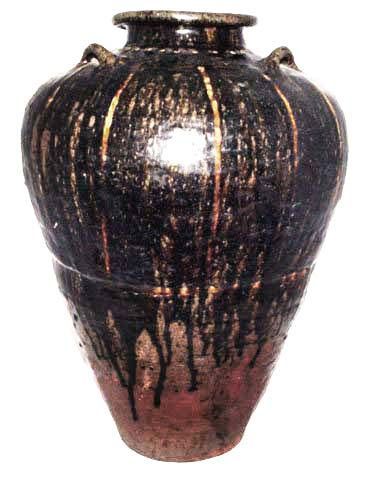 Rare Important Glazed Vietnamese Vase /Jar- 16th Century