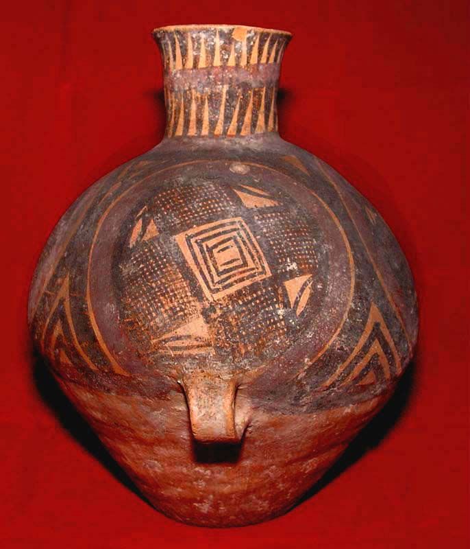 Chinese AuthenticNeolithic Hongshan Vase -  3500 -2200 BC
